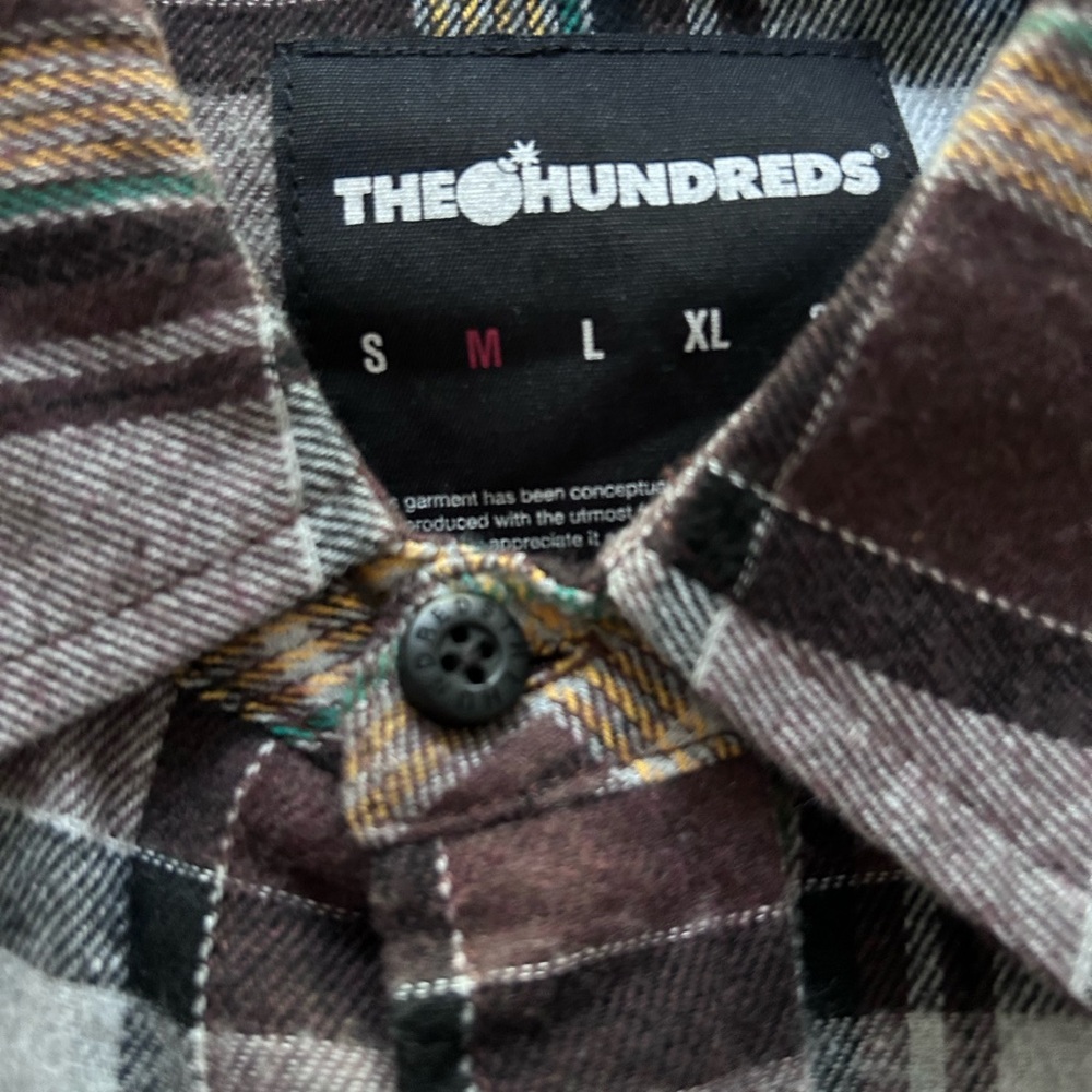 The Hundreds Flannel Button-Down Medium - image 2